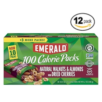 Healthy Snack Packs Emerald 100 Calorie Pack Nuts - Natural Walnuts ...