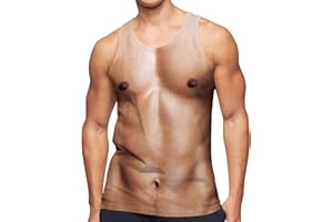 RAISEVERN Mens Tank Tops Summer Sleeveless Tee Cool Workout T-Shirts Beach Novelty Undershirts