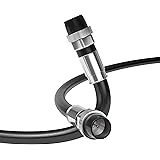 50' Feet, Black RG6 Coaxial Cable with Rubber booted - Weather Proof Indoor/Outdoor Rated Connectors, F81 / RF, Digital Coax