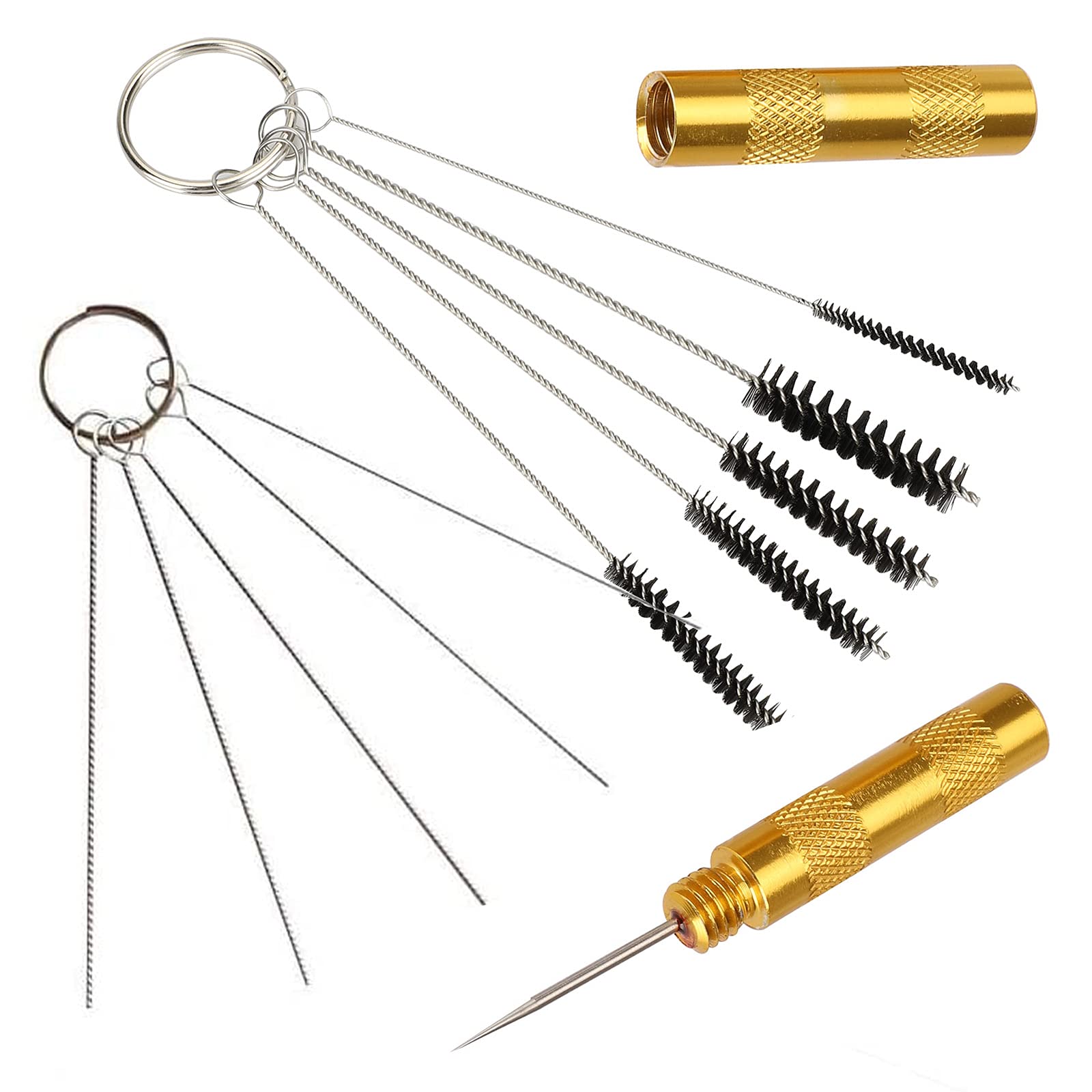 3 Set Airbrush Spray Cleaner Repair Tool Kit Stainless steel Needle Brush Set