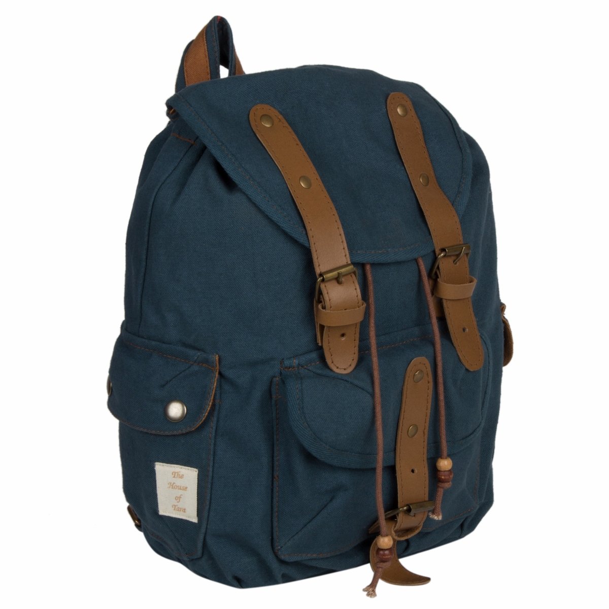 the house of tara women's backpack handbag(combat blue,htbp 078)