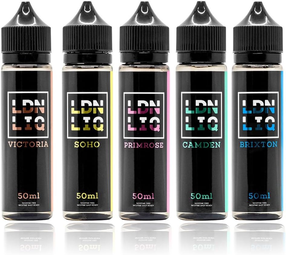LDN LIQ NO Nicotine 50ml Short Fill Fruity Liquid [ Tobacco, Pineapples, Guava, Mango