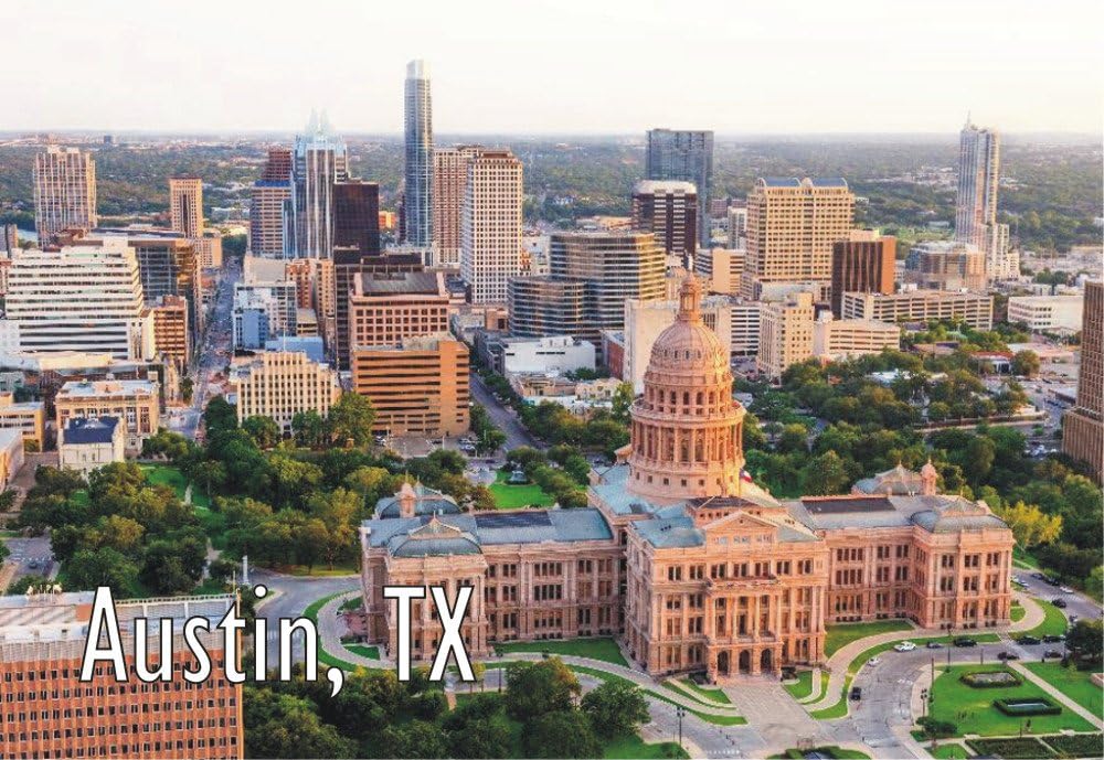 Capitol Building, Austin, Texas, City, Skyline, TX, Souvenir Magnet 2 x 3 Fridge Magnet