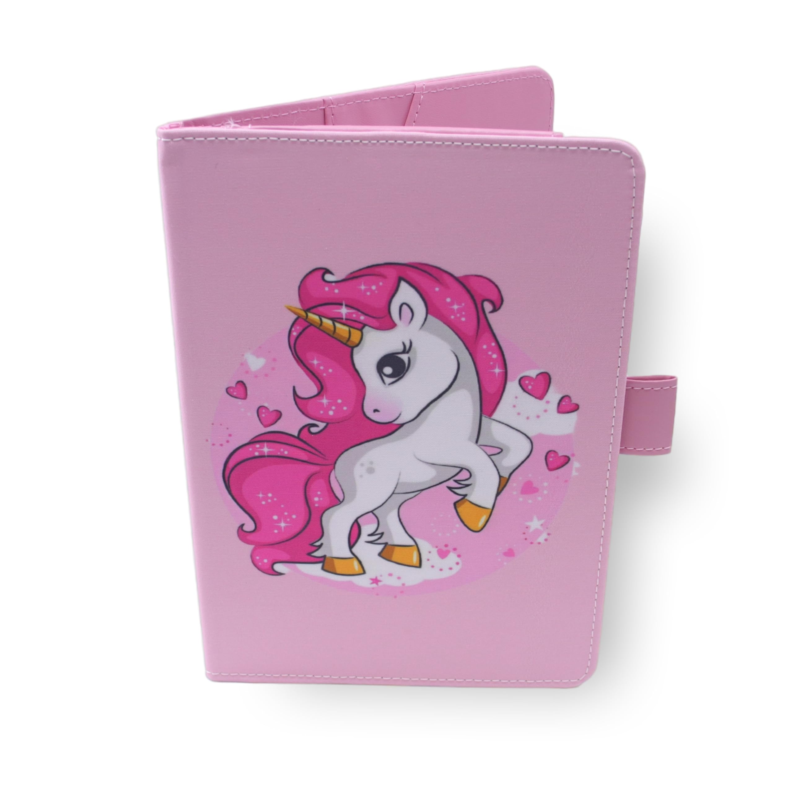 Fiile Baby Health Book Cover – Unicorn – A5 Size 15 x 21 cm – Flap for Prescription Storage