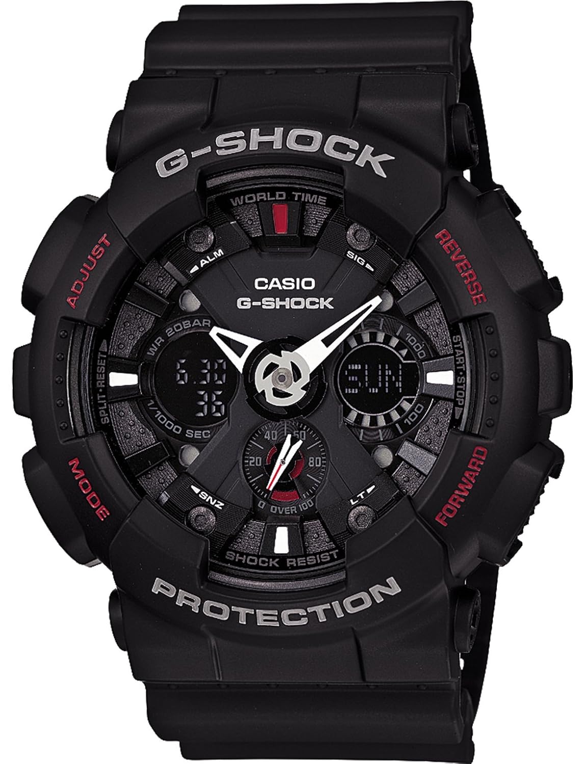 Buy Casio G-Shock Analog-Digital Black Dial Men's Watch - GA-120-1ADR  (G346) Online at Low Prices in India - Amazon.in