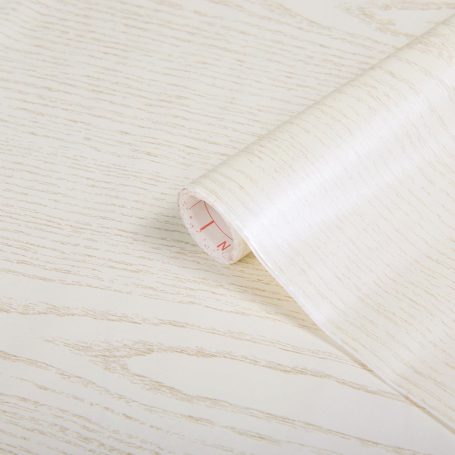 d-c-fix vinyl wrap White mother-of-pearl wood effect 90 cm x 2,1 m - sticky back plastic roll for furniture, kitchen & cupboards - contact paper sticker self adhesive film