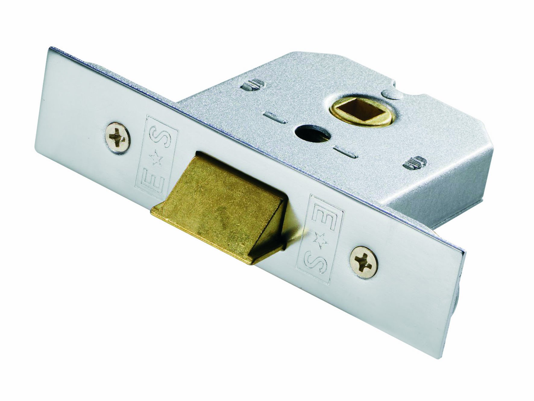 Carlisle Brass - FLL8025SCP - Architectural Locks - Original Flat Latch 64mm(2.5") - Finish - Satin chrome(sc)