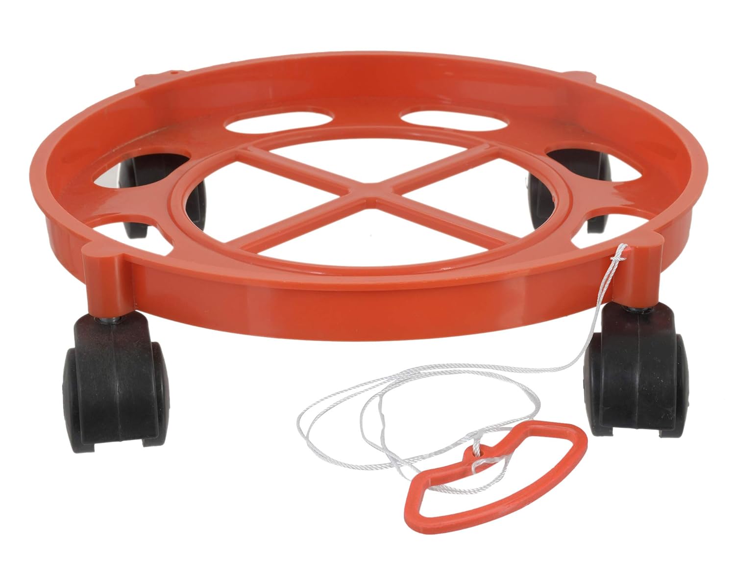 Keshav Industries LPG Cylinder Trolley Easily Movable Stand with Wheels