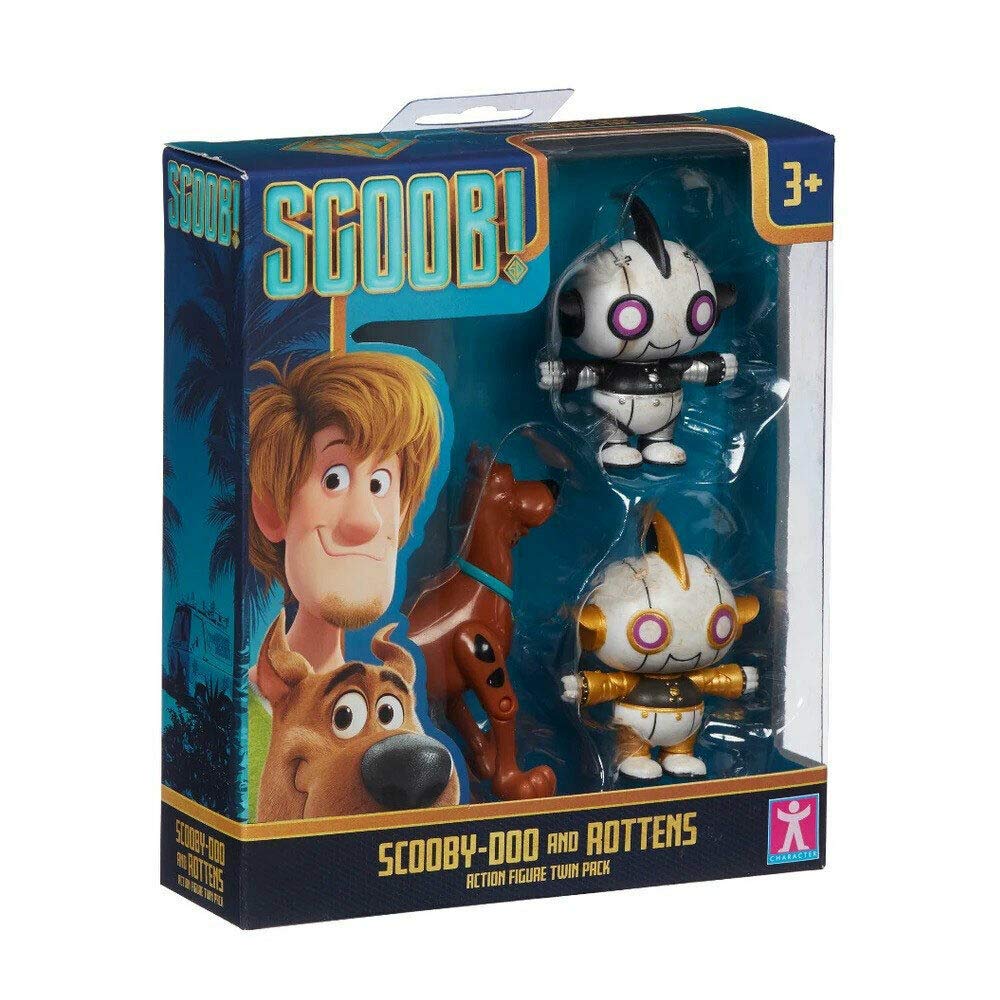 Scooby Doo AND ROTTENS ACTION FIGURES TWIN PACK