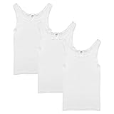 Jack & Jill Girls Tank Top White Undershirts