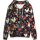 Giftbloom Zip Up Hoodie with Pocket Womens Hoodies for Fall Spring Streetwear Long Sleeve Tops