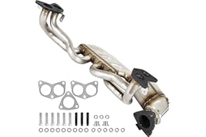 KLN Catalytic Converter Kit Direct-Fit Compatible with Subaru Forester 2011-2016, Impreza 2012-2016, Legacy/Outback 2013-2014, XV Crosstrek 2013-2015, Crosstrek 2016-2017 - 2.0L 2.5L- E.P.A. Compliant