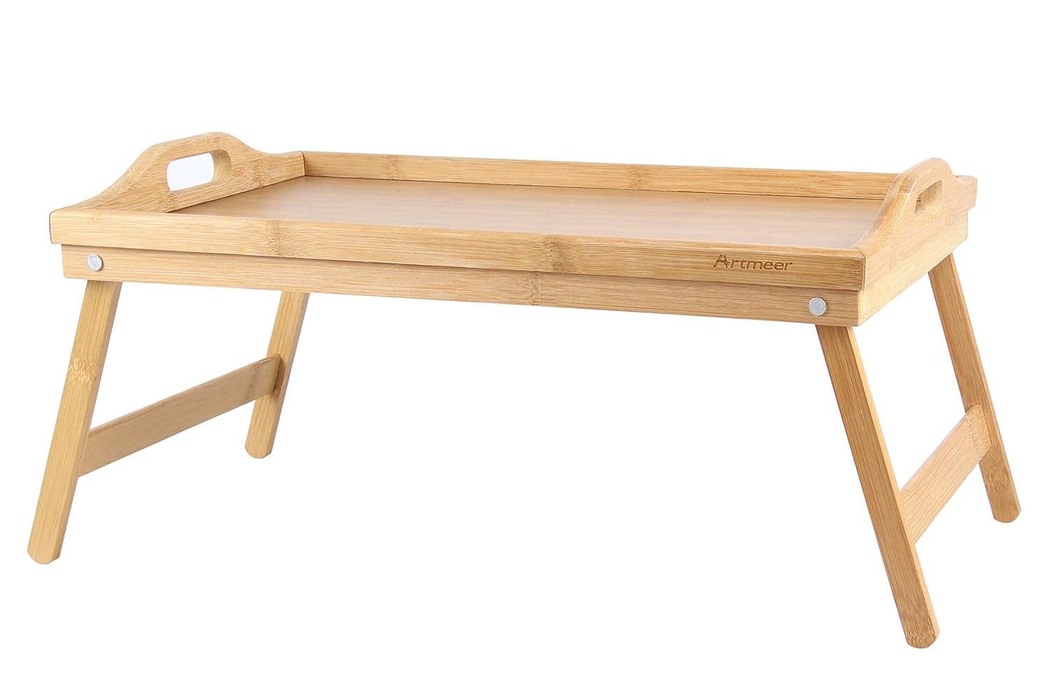 Купить Artmeer Bamboo Bed Tray with Holding Legs,Breakfast Bed Table