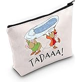 LEVLO Jaq And Gus Cosmetic Makeup Bag Gift For Movies Fans Tadaaa Jaq And Gus Make Up Zipper Pouch Bag (Jaq And Gus)