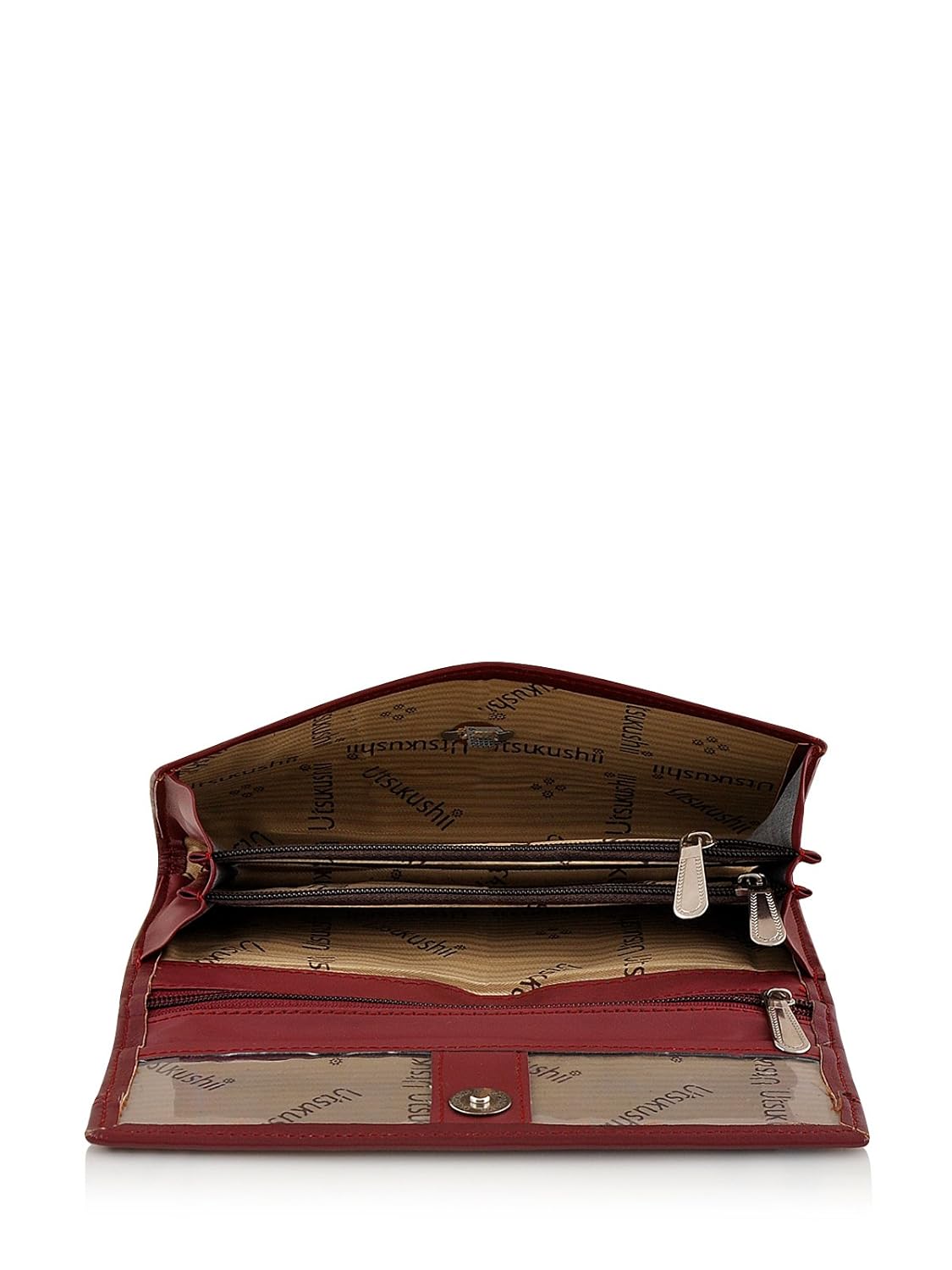 utsukushii women's clutches(maroon) (bg512e)