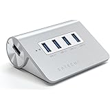 Satechi 4 Port USB 3.0 Premium Aluminum Hub (White Trim) v2.0