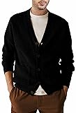 JMIERR Mens Cardigan Sweater Buttons Down Casual