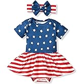 Aalizzwell Newborn Infant Baby Girls Bodysuit Dress