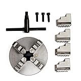 RATTMMOTOR 4 Jaw Metal Wood Lathe Chuck K12-125mm