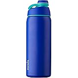 Owala Twist Insulated Stainless Steel Water Bottle for Sports and Travel, BPA-Free, 32-Ounce, Smooshed Blueberry