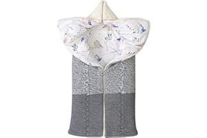 Happy Cherry Baby Sleep Sack Swaddle Sack Girls Boys Sleeping Blanket Wearable Blankets Sleeping Bag Grey 0-12Month