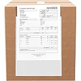 1000 Count 10" x 12" Shipping Label Envelopes, Clear Packing List Pouches with Self-Adhesive Back, Top Loading for Shipping Labels Sleeves, for Packing Slips, Labels Invoices & Paperwork. GPI