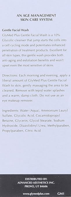 gentle face wash glymed