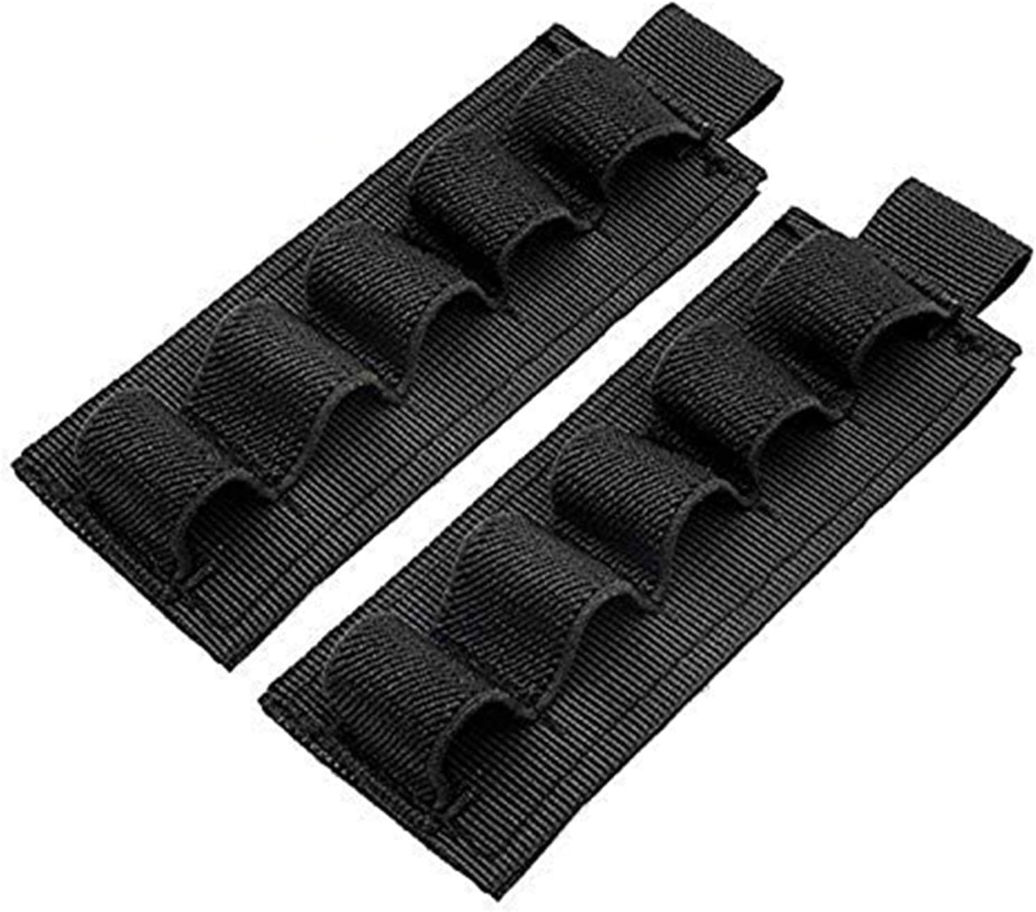 FUNANASUN Buttstock Holder Rifle Cartridge Shotgun Ammo Carrier Adhesive Side Saddle Nylon for 12Ga (5 Rounds- 2 Pack) : Sports & Outdoors