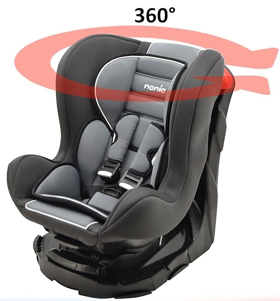 Nania Revo Group 0+/1 360 Degree Rotating Car Seat, Storm Amazon.co.uk