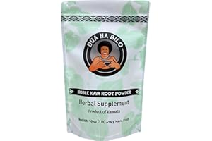 Dua Na Bilo Noble Vanuatu Kava Root Powder Herbal Supplement 16 Oz/1Lb