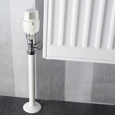 Blackspur White Radiator Pipe Covers Sleeves 15mm Pack of 8