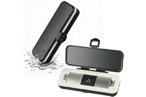 GENERTURBO Hard Kardiamobile EKG Monitor Case Fit for KardiaMobile 6L/6L Max, Durable, Waterproof & Shockproof Kardia Mobile Heart Monitor Protector Quick Access (6L-Black)