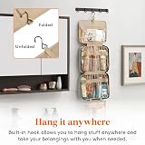 Lifewit Large Travel Toiletry Bag Hanging Organizer Mint Green view 6