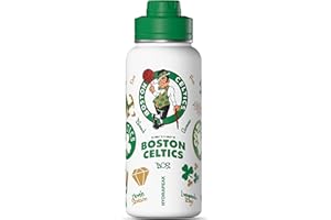 Hydrapeak x NBA Officially Licensed Boston Celtics 32oz Active Water Bottle Chug Lid Stainless Steel Reusable Double Wall Celebrating The City Of Boston