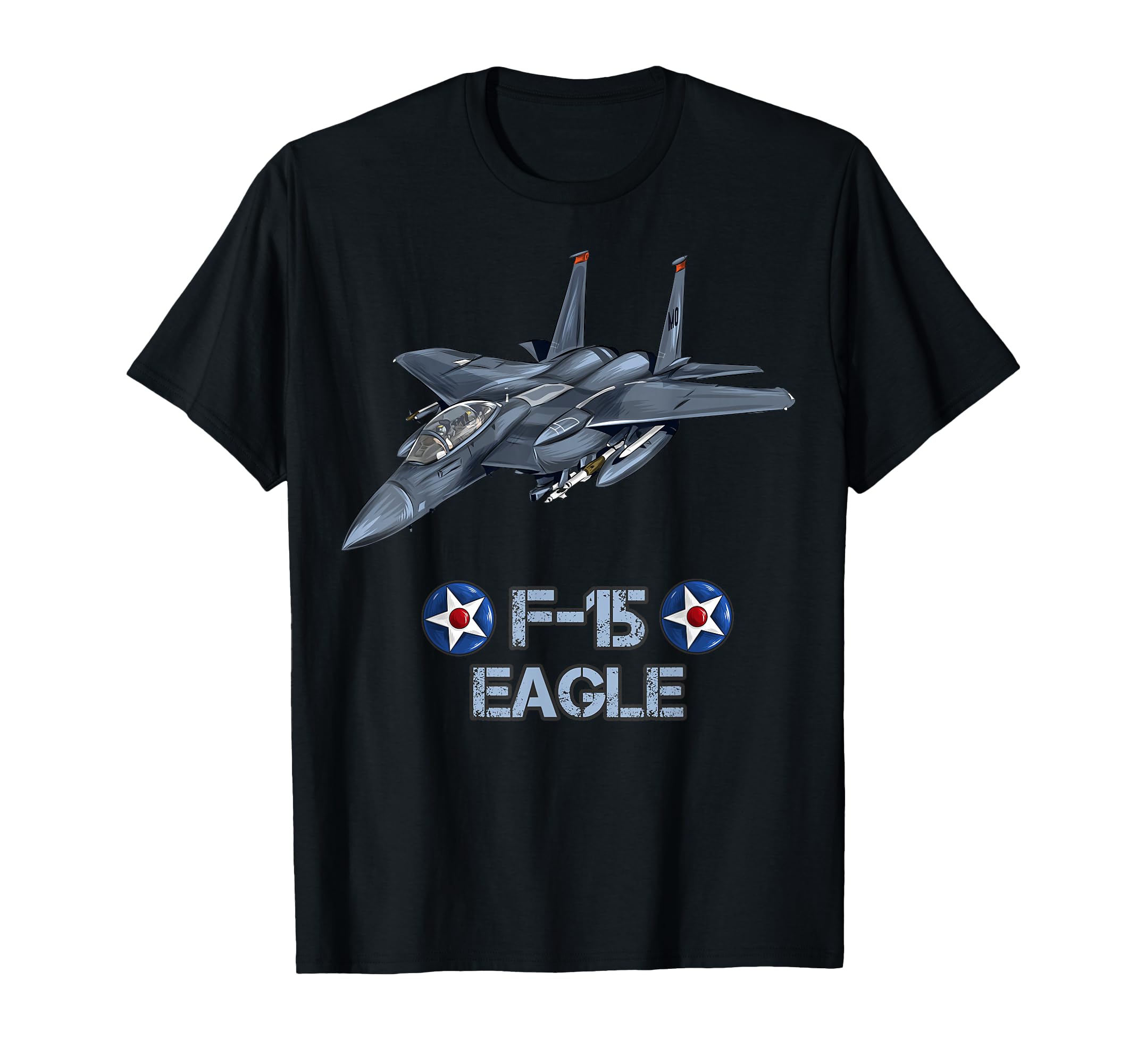 American Air Force Aircraft Fighter F15 Eagle Gift T-Shirt