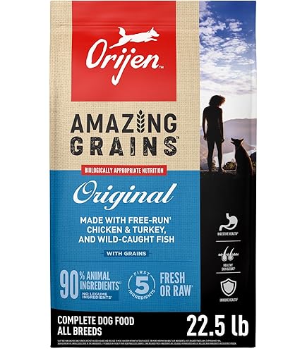 Amazon.com: ORIJEN Grain Free Poultry Free High Protein Dry Dog Food  Regional Red Recipe 13lb Bag : Pet Supplies