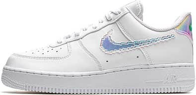Amazon.com: Nike Air Force 1 Blanco Iridescent Pixel Swoosh Hombres : Ropa,  Zapatos y Joyería