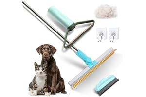 SDDFFS Pet Hair Remover Set - Three different sizes Pet Hair Removal Tool-Carpet Rake for Pet Hair Removal - Portable and effective!
