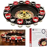 FiNeWaY@ New Drinking Roulette Party Set Spin Shot STAG Hen Game 16 Glass Games Adult Casino