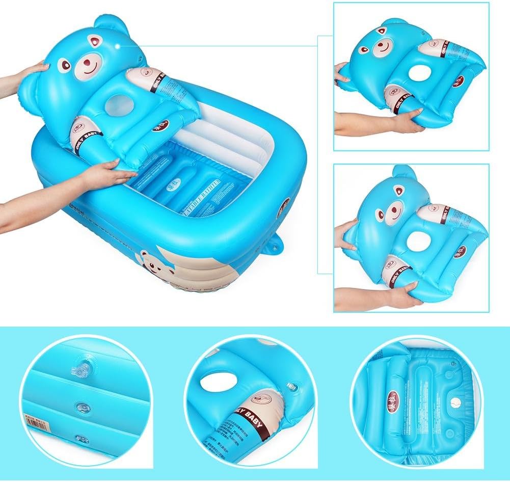 Baignoire Bebe Nouveau Ne Pliable Baignoire Gonflable Grande Piscine De Pagaie Epaissie Pataugeoire Pour Sasseoir Et Se Coucher Baignoire Gonflable Pour Bebe Baignoire Gonflable Enfant Baignoires Et Sieges De Bain Bebe Puericulture
