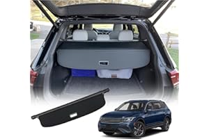 Vesul Retractable Cargo Cover Compatible with Volkswagen VW Tiguan 2025-2018 Security Shade Shield Tonneau Cover Anti-Peeping Luggage Privacy Screen