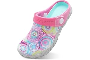 BESROAD Kids Girls Boys Quick Dry Athletic Water Shoes Sandals Pool Swim Outdoor Sandals Wide House Clog Slippers