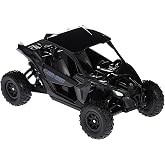 New-Ray 58193B New-Ray-58193B-1:18 Scale Toy CAN-AM Maverick X3 X Turbo Black, Adults Unisex