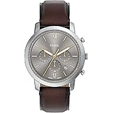 Fossil Men's Neutra Quartz Stainless Steel and Leather Chronograph Watch