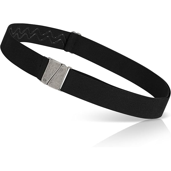 Womens Belts Adjustable Stretch Belt, No Show Flat Buckle  display picture 2