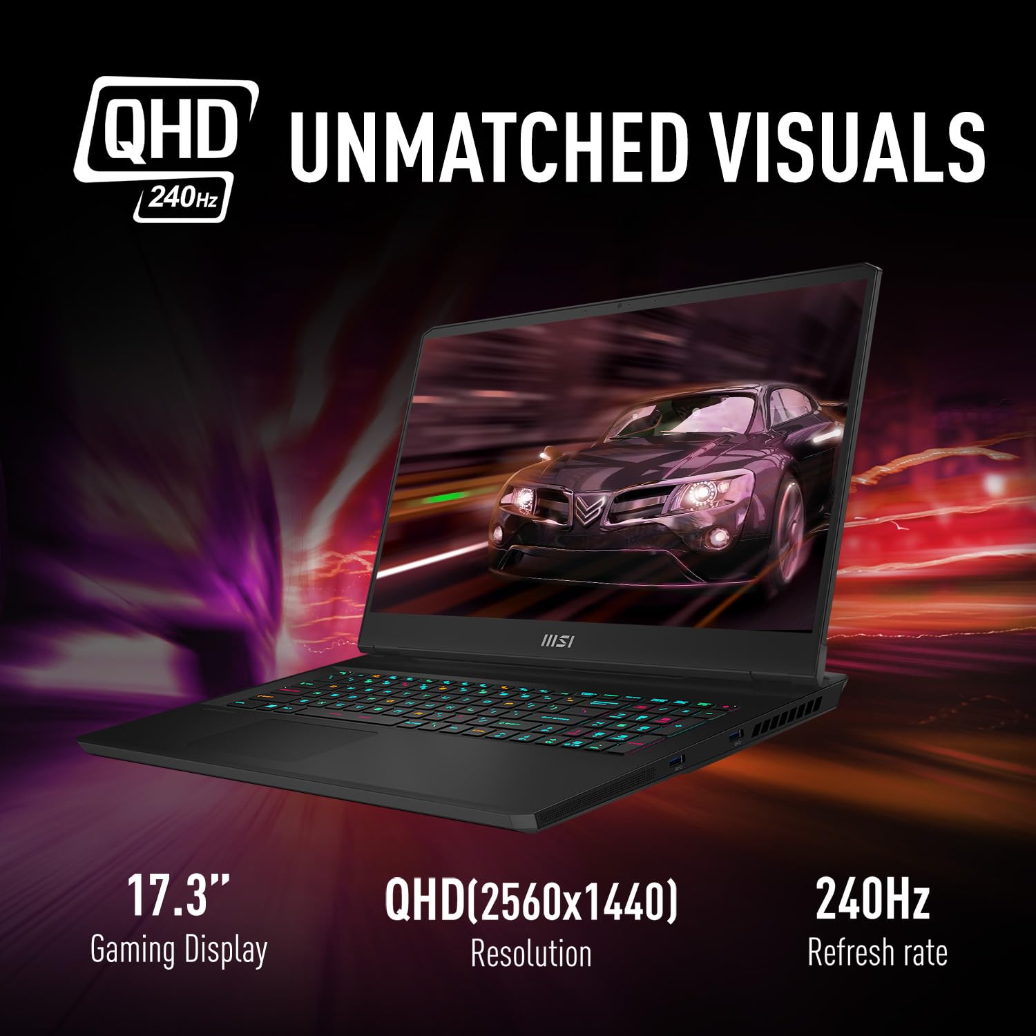 MSI Alpha 17 Laptop: Ryzen 9 7945HX, GeForce RTX 4070, 17.3