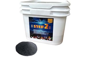YHASPACE 10 lbs Tumbler Media Grit,Step 2 Rock Polishing Grit Media, Works with Any Rock Tumbler, Rock Polisher, Stone Polisher,Medium 180/220 Silicon Carbide Grit, Step 2 for Tumbling Stones (STEP2-10LB)