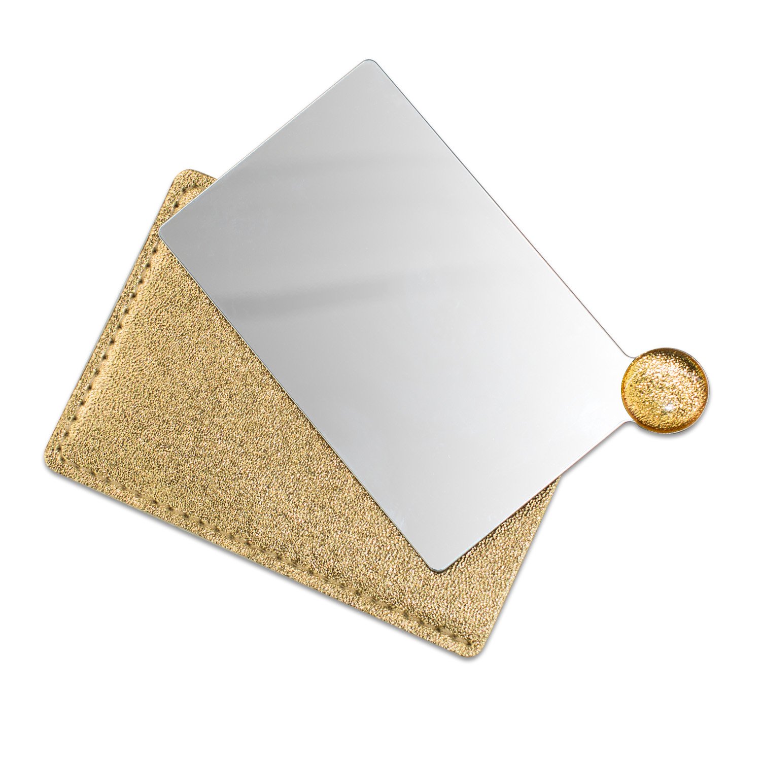 Unbreakable Stainless Steel Makeup Mirrors,Vanity Mirror for Purse