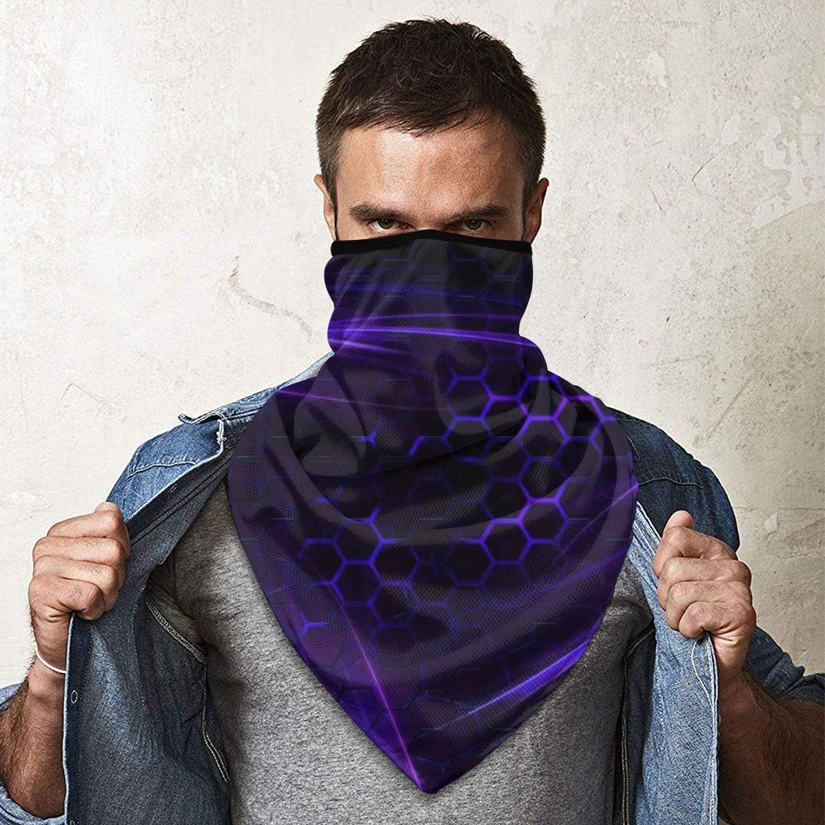 Geometry Dash Unisex Outdoor Sports Windproof Mask Neck Warmer Balaclava