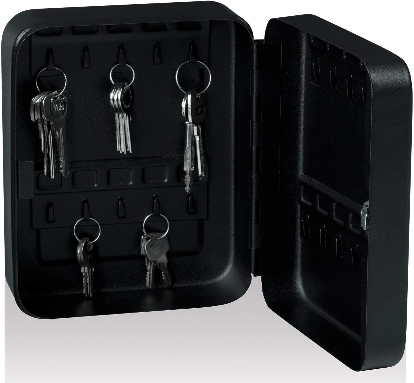 Yale YKB/540/CB2 Key Cabinet 46 Hooks, Combination Lock, Steel, Wall Mounted, Adhesive ID Labels, 30 x 24 x 8 cm - Image 3